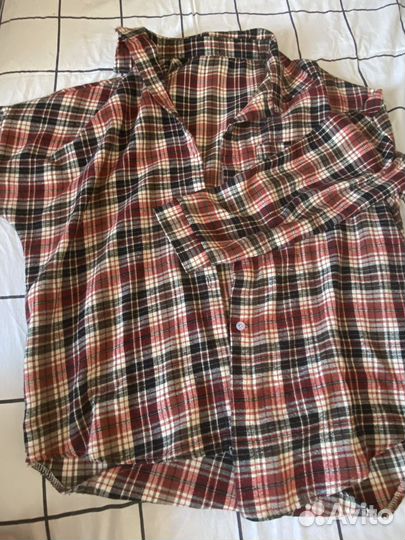 Рубашка в клетку женская