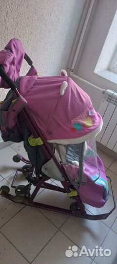 Коляска санки