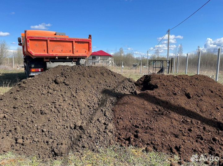 Торф, навоз, чернозем, щебень, песок