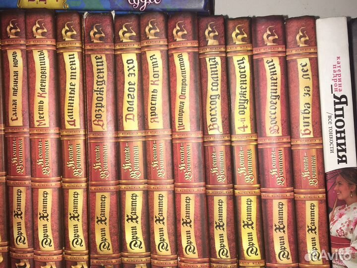 Книги коты-воители и т д