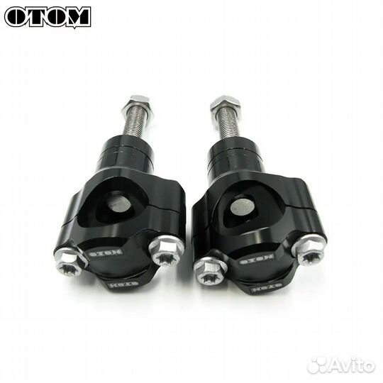 Крепление руля 28мм otom M10, черный