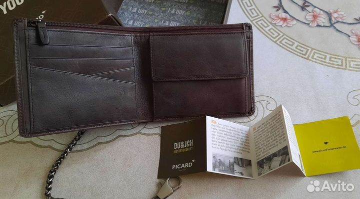 Мужское кожаное портмоне