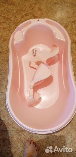 Детская ванночка для купания с горкой