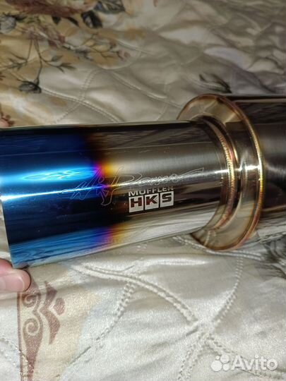 Глушитель HKS Hi-Power Вход 51мм Выход 89