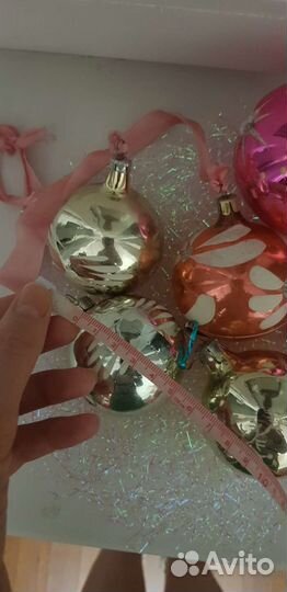 Елочные игрушки СССР шары набор