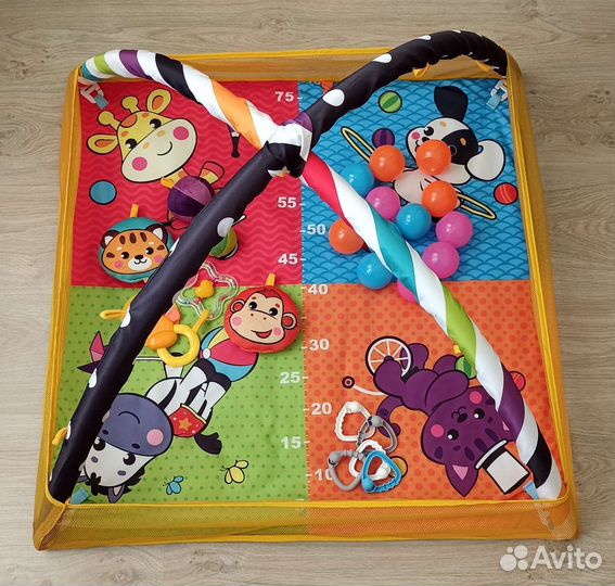 Детский игровой коврик с дугами