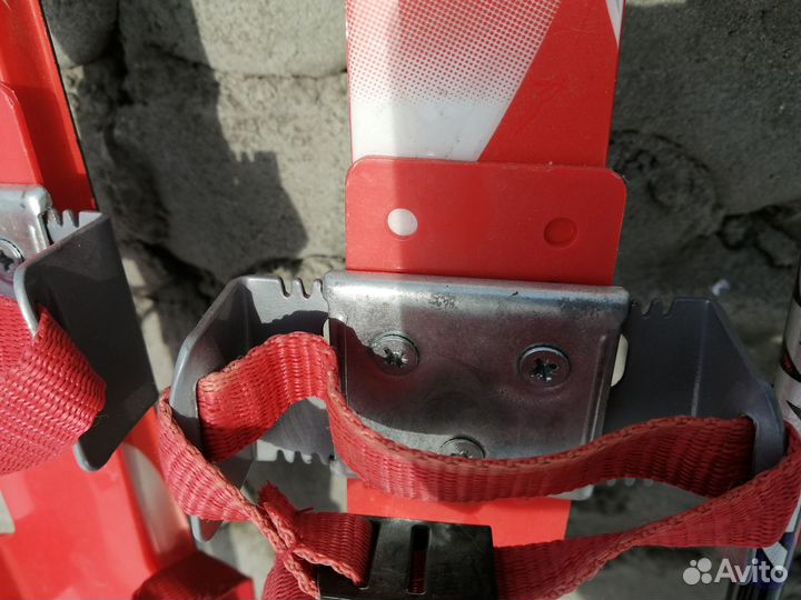 Лыжи детские 110 см +палки