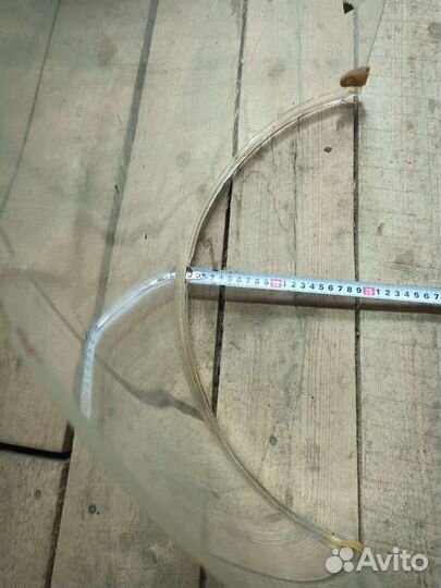 Старое стекло на мото люльку