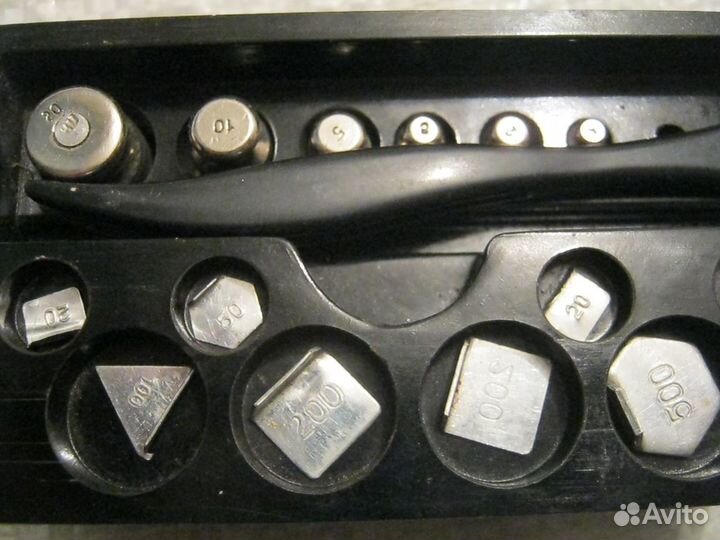 Весовые гирьки набор