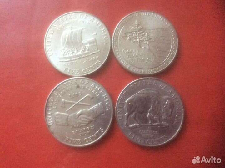 Монеты с изображением Линкольна, Рузвельта и др