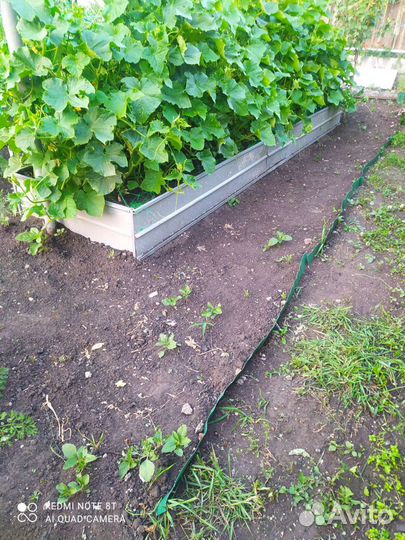 Металлические грядки и клумбы