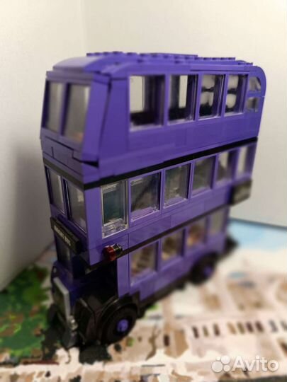 Лего трëхэтажный автобус