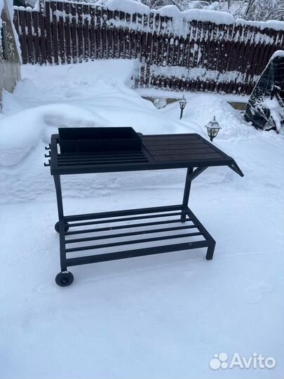 Мангал на колесах