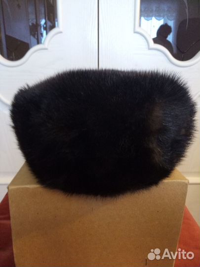 Кепи-фуражка (унисекс) меховая из норки