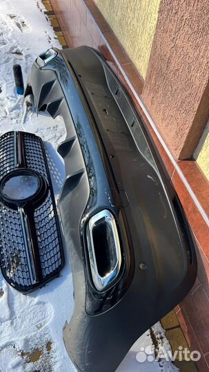 Задний дифузор гле купэ 167 решетка