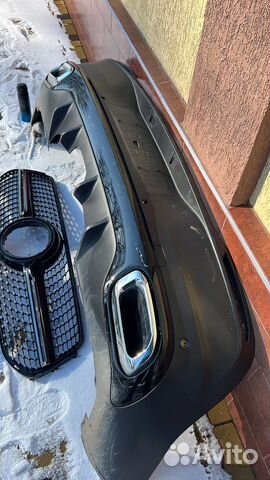 Задний дифузор гле купэ 167 решетка