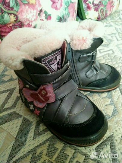 Ботинки зима на девочку