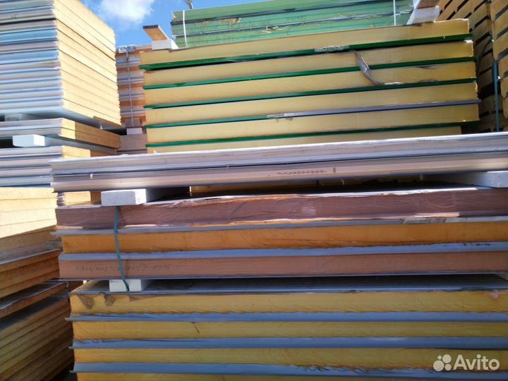 Сэндвич панели 10000 м2 в наличии