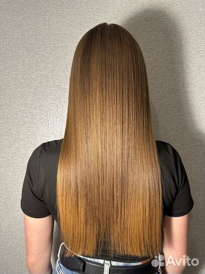 Кератиновое выпрямление волос