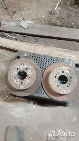 Тормозные диски заднее Hyundai Santa Fe 2