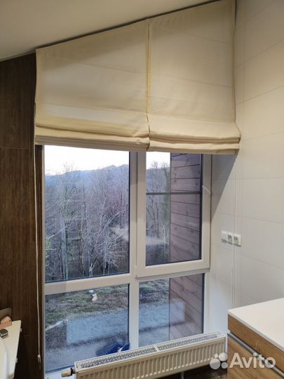 Римские шторы на электроприводе на заказ