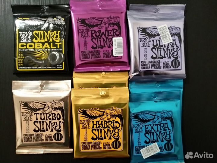 Струны для электрогитары и акустической гитары