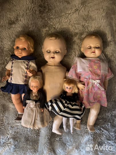 Куклы пупсы СССР, гдр антикварные лот