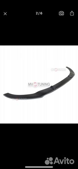 Сплиттер под клыки Mazda 6 gj 2013-2018
