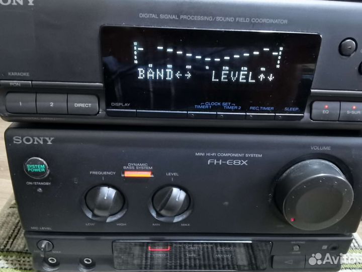 Музыкальный центр sony mhc-e8x