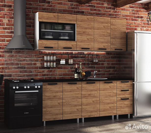 Кухня 2,0 метра Крафт