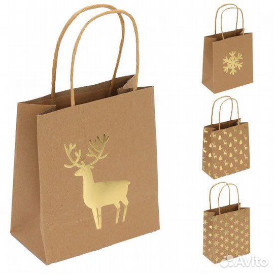 Крафт пакеты с ручками