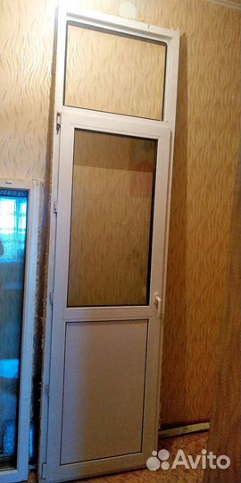 Балконный блок с дверью бу