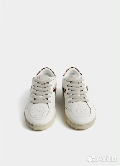 Кожаные кеды lime 38