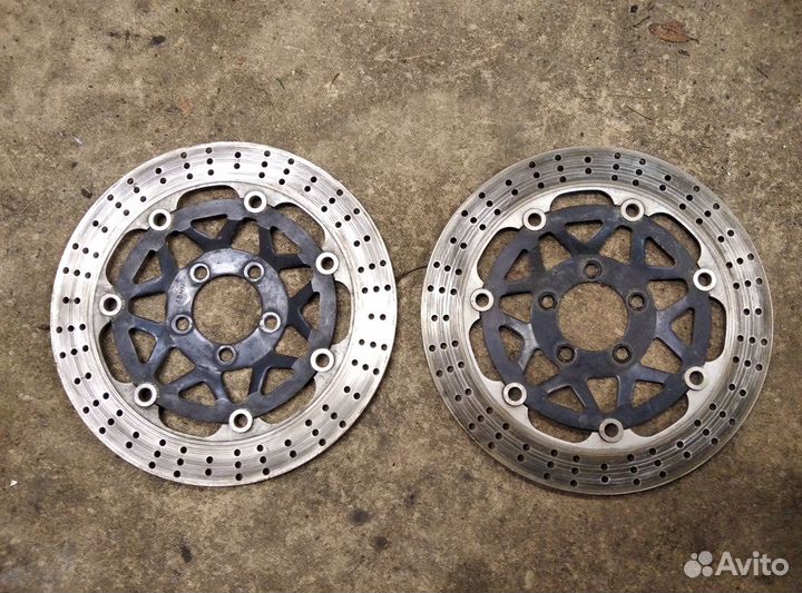 Передние тормозные диски kawasaki zzr 400 zzr 600