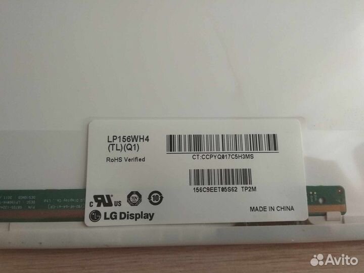 Матрица для ноутбука 15.6 40pin стандарт 5мм