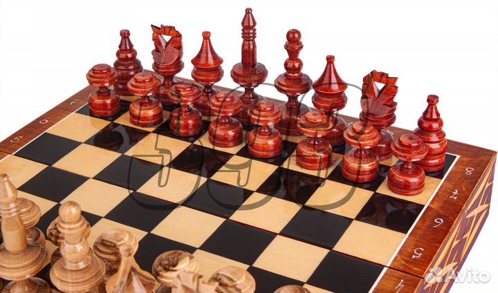 Шахматы Идея (классические фигуры, клён) (50860)