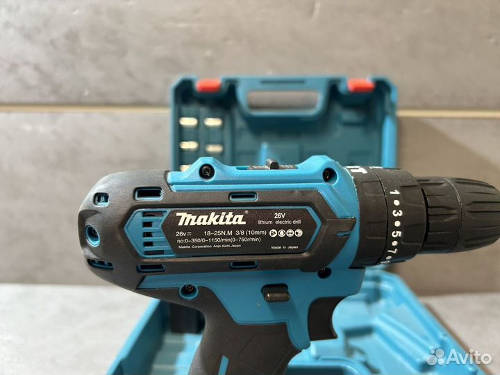 Шуруповерт makita 26В с набором