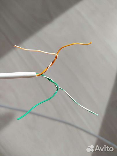 Кабель витая пара utp 5e 2 пары 4 жилы 100мбитс