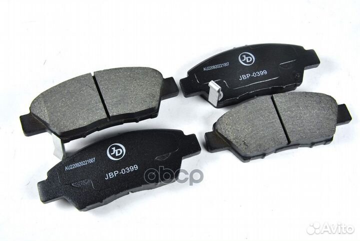 Колодки тормозные дисковые, передние JBP0399 Ju