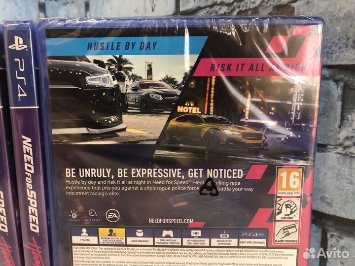 NFS Heat PS4 диск