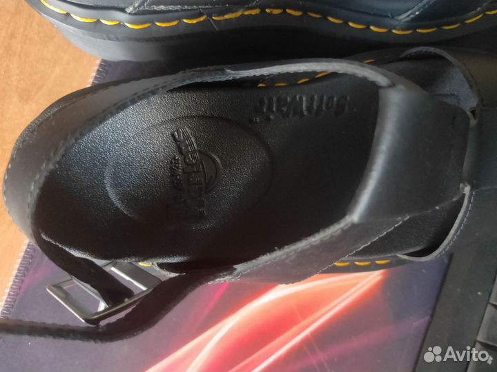 Сандалии francis leather Dr. Martens