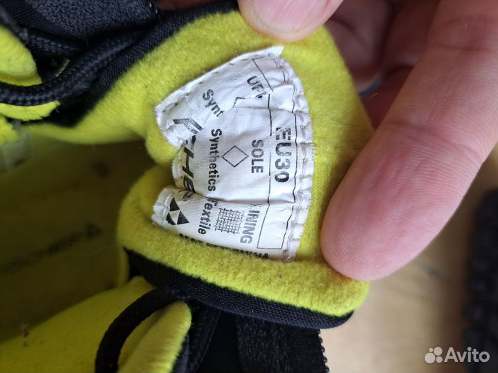 Детские лыжные ботинки fischer