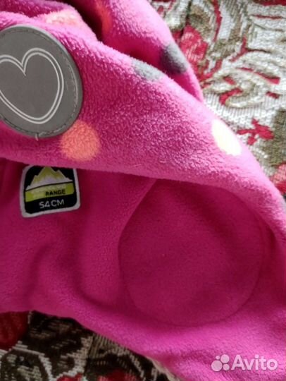 Шапка шлем для девочки