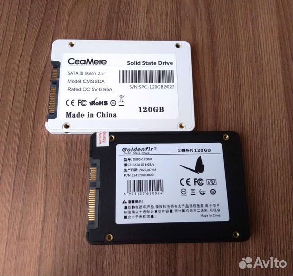 SSD 120Gb Win 10 pro