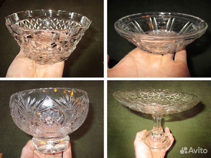 Советский Хрусталь посуда (Вазы, Графины) №2