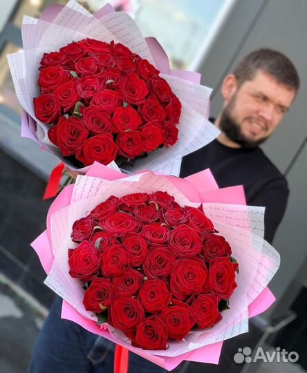 Цветы. Доставка роз. Букет из роз 21 51 101