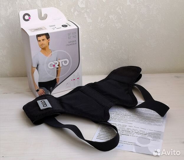 Бандаж грыжевой паховый бг 111, р L, длина 105 см