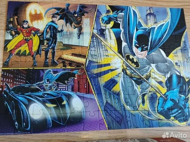 Пазл 5+ 100 элементов Бэтмен