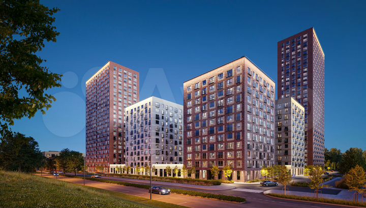 2-к. квартира, 61,1 м², 3/32 эт.