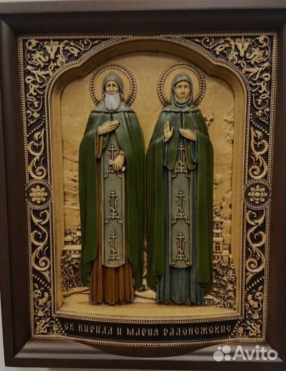 Икона Кирилл и Мария Радонежские